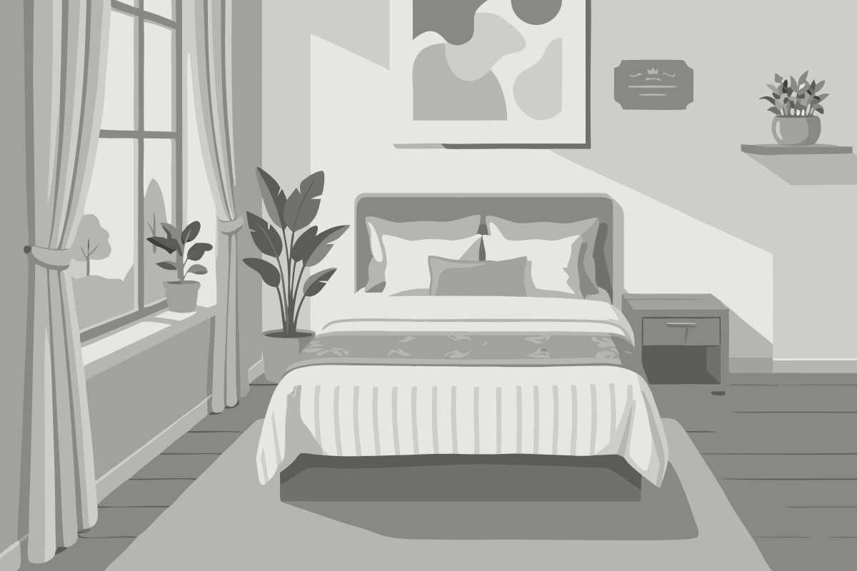 Quarto Standard com 2 Camas de Solteiro e Vista da Montanha
